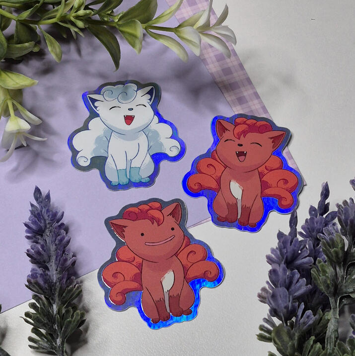 Vulpix stickers